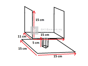 Oszloptartó csavarozható 150-es Oszloptartó csavarozható 150-es