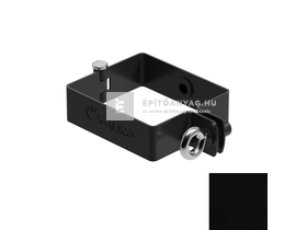 Galeco STAL2 szögletes 080 fekete csőbilincs Galeco STAL2 szögletes 080 fekete csőbilincs