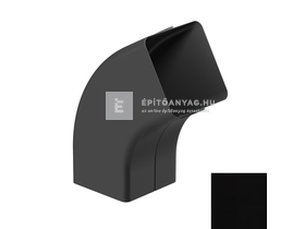 Galeco STAL2 szögletes 080 fekete csőív 72° Galeco STAL2 szögletes 080 fekete csőív 72°