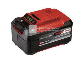 Einhell 18V 5,2 Ah Power X-Change Plus akkumulátor Einhell 18V 5,2 Ah Power X-Change Plus akkumulátor