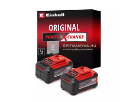 Einhell 2x 5,2 Ah Power X-Change Twinpack 2 db akkumulátor Einhell 2x 5,2 Ah Power X-Change Twinpack 2 db akkumulátor