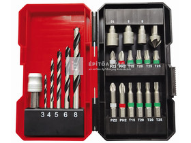 Einhell TE-CD 18/2 Li-i +22 (1x2,5 Ah) akkus ütvefúró-csavarozó szett Einhell TE-CD 18/2 Li-i +22 (1x2,5 Ah) akkus ütvefúró-csavarozó szett