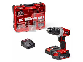 Einhell TE-CD 18/2 Li-i +64 (2x2,0 Ah) akkus ütvefúró-csavarozó szett Einhell TE-CD 18/2 Li-i +64 (2x2,0 Ah) akkus ütvefúró-csavarozó szett