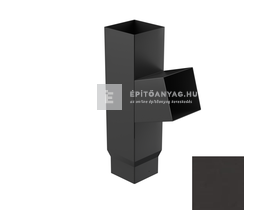 Galeco STAL2 szögletes 080 grafit elágazó idom 72° Galeco STAL2 szögletes 080 grafit elágazó idom 72°