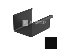 Galeco STAL2 szögletes 150 fekete ereszcsatorna 4 m Galeco STAL2 szögletes 150 fekete ereszcsatorna 4 m
