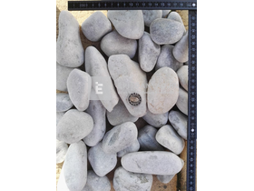 Scherf márvány díszkavics felhőfehér 40-60 mm, ömlesztett Scherf márvány díszkavics felhőfehér 40-60 mm, ömlesztett