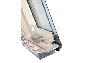 Roto Designo WDF R88C H WD Fa tetőtéri ablak felnyíló, alsó kilinccsel 7/14, 74x140 cm Roto Designo WDF R88C H WD Fa tetőtéri ablak felnyíló, alsó kilinccsel 7/14, 74x140 cm
