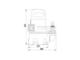 Gardena merülőszivattyú szennyvízhez 9000 Gardena merülőszivattyú szennyvízhez 9000