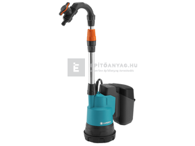 Gardena akkumulátoros hordóürítő szivattyú 2000/2 18V P4A akkumulátorral Gardena akkumulátoros hordóürítő szivattyú 2000/2 18V P4A akkumulátorral