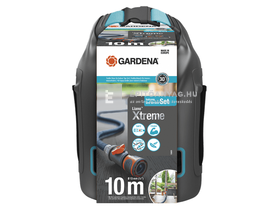 Gardena Liano™ Xtreme textiltömlő készlet beltéri vízcsap adapterrel és táskával 10 m Gardena Liano™ Xtreme textiltömlő készlet beltéri vízcsap adapterrel és táskával 10 m