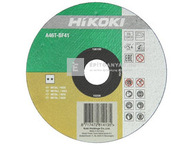Hikoki vágótárcsa inox 115x1,0 mm Hikoki vágótárcsa inox 115x1,0 mm