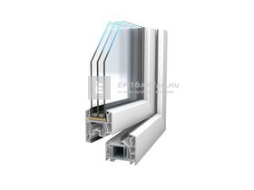 Königablak Veka 76 MD 3r üv BNY 90x240 cm jobb fehér erkélyajtó Königablak Veka 76 MD 3r üv BNY 90x240 cm jobb fehér erkélyajtó