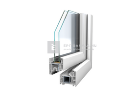 Königablak Veka 76 MD 2r üv BNY-BNY 160x130 cm fehér kétszárnyú tokosztott ablak