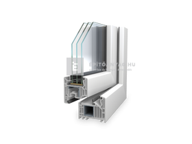 Königablak Veka 82 MD 3r üv BNY-BNY 160x140 cm fehér kétszárnyú tokosztott ablak