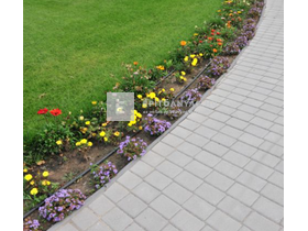 KK Kavics kerti szegély szürke 5x100x20 cm KK Kavics kerti szegély szürke 5x100x20 cm