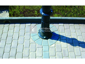 KK Kavics kerti szegély szürke 5x100x20 cm KK Kavics kerti szegély szürke 5x100x20 cm