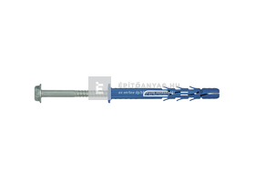 Koelner R-S11-FF1N10K120/4 peremes dübel + hatlapfejű/Torx peremes csavar 10x120 mm 4 db/csomag Koelner R-S11-FF1N10K120/4 peremes dübel + hatlapfejű/Torx peremes csavar 10x120 mm 4 db/csomag