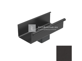 Galeco STAL2 szögletes 150 grafit lefolyó csonk, 80x70 mm PVC csonkkal Galeco STAL2 szögletes 150 grafit lefolyó csonk, 80x70 mm PVC csonkkal