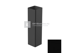Galeco STAL2 szögletes 100 fekete lefolyócső 3 m Galeco STAL2 szögletes 100 fekete lefolyócső 3 m