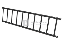 Leier Hófogórács festett antracit 20x150 cm Leier Hófogórács festett antracit 20x150 cm