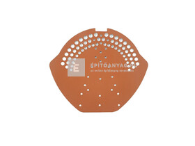 Leier kúpcserép véglezáró alumínium téglavörös/barna Leier kúpcserép véglezáró alumínium téglavörös/barna