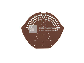 Leier Kúpcserép véglezáró lemez műanyag barna/fekete