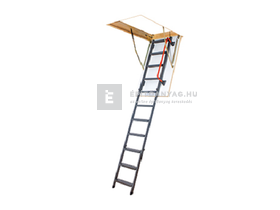Fakro LMK 280 Padlásfeljáró, 3 részes összecsukható fém létra, hőszig. ajtólap 60x120 cm Fakro LMK 280 Padlásfeljáró, 3 részes összecsukható fém létra, hőszig. ajtólap 60x120 cm