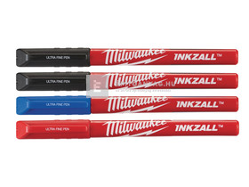 Milwaukee Inkzall filctoll 0,6 mm hegyű színes (4 darabos kiszerelés) Milwaukee Inkzall filctoll 0,6 mm hegyű színes (4 darabos kiszerelés)