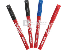 Milwaukee Inkzall filctoll 0,6 mm hegyű színes (4 darabos kiszerelés) Milwaukee Inkzall filctoll 0,6 mm hegyű színes (4 darabos kiszerelés)