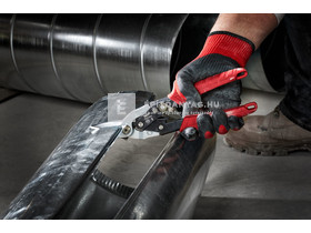 Milwaukee kis sugarú lemezvágó olló bal (piros) Milwaukee kis sugarú lemezvágó olló bal (piros)