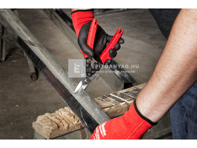 Milwaukee kis sugarú lemezvágó olló bal (piros) Milwaukee kis sugarú lemezvágó olló bal (piros)