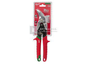 Milwaukee áttételes lemezvágó olló jobb (zöld) Milwaukee áttételes lemezvágó olló jobb (zöld)