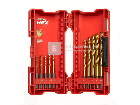 Milwaukee fémfúró shockwave HSS-G TiN 10db - készlet (3-10mm) Milwaukee fémfúró shockwave HSS-G TiN 10db - készlet (3-10mm)