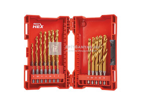 Milwaukee fémfúró shockwave HSS-G TiN 19db - készlet (2-10mm) Milwaukee fémfúró shockwave HSS-G TiN 19db - készlet (2-10mm)