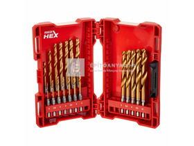 Milwaukee fémfúró shockwave HSS-G TiN 19db - készlet (2-10mm) Milwaukee fémfúró shockwave HSS-G TiN 19db - készlet (2-10mm)
