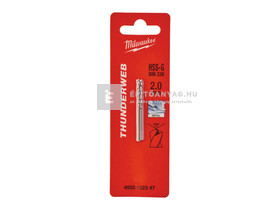 Milwaukee Thunderweb – HSS-G fémfúró DIN 338 – 2,0 mm 2 db Milwaukee Thunderweb – HSS-G fémfúró DIN 338 – 2,0 mm 2 db