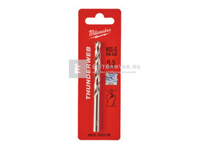 Milwaukee Thunderweb– HSS-G fémfúró DIN 338 – 6,5 mm Milwaukee Thunderweb– HSS-G fémfúró DIN 338 – 6,5 mm