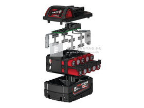 Milwaukee M18B5 Redlithium-ion akkumulátor 18 V 5,0 AH Milwaukee M18B5 Redlithium-ion akkumulátor 18 V 5,0 AH