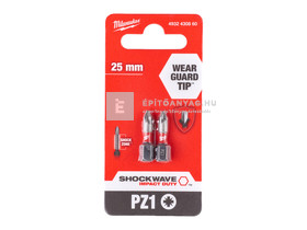 Milwaukee Shockwave bit PZ1 25mm-2db Milwaukee Shockwave bit PZ1 25mm-2db