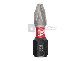 Milwaukee Shockwave bit PZ2 25mm-2db Milwaukee Shockwave bit PZ2 25mm-2db
