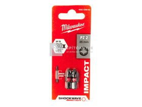 Milwaukee Shockwave bit PZ2 25mm-2db Milwaukee Shockwave bit PZ2 25mm-2db