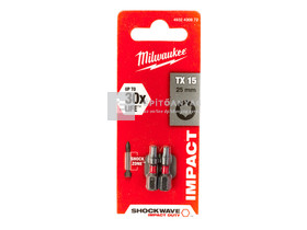 Milwaukee Shockwave bit TX15 25mm-2db Milwaukee Shockwave bit TX15 25mm-2db