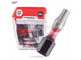 Milwaukee Shockwave bit CDTX20 25 mm, 25 db Milwaukee Shockwave bit CDTX20 25 mm, 25 db