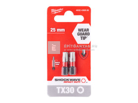 Milwaukee Shockwave bit TX30 25mm-2db Milwaukee Shockwave bit TX30 25mm-2db