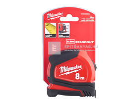 Milwaukee Pro Compact mérőszalag 8 m / 25 mm Milwaukee Pro Compact mérőszalag 8 m / 25 mm