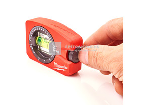 Milwaukee zseb vízmérték szögmérővel, mágneses, 8 cm Milwaukee zseb vízmérték szögmérővel, mágneses, 8 cm