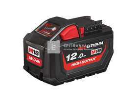 Milwaukee M18HB12 M18 high output akkumulátor 18 V 12,0 AH Milwaukee M18HB12 M18 high output akkumulátor 18 V 12,0 AH