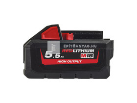 Milwaukee M18HB5.5 M18™ HIGH OUTPUT™ akkumulátor 18 V 5,5 AH Milwaukee M18HB5.5 M18™ HIGH OUTPUT™ akkumulátor 18 V 5,5 AH