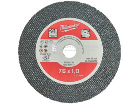Milwaukee fémvágókorong 76 mm (M12 FCOT) 5 darabos készlet Milwaukee fémvágókorong 76 mm (M12 FCOT) 5 darabos készlet