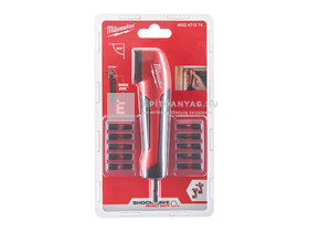 Milwaukee Shockwave sarokcsavarozó adapter, bitekkel Milwaukee Shockwave sarokcsavarozó adapter, bitekkel